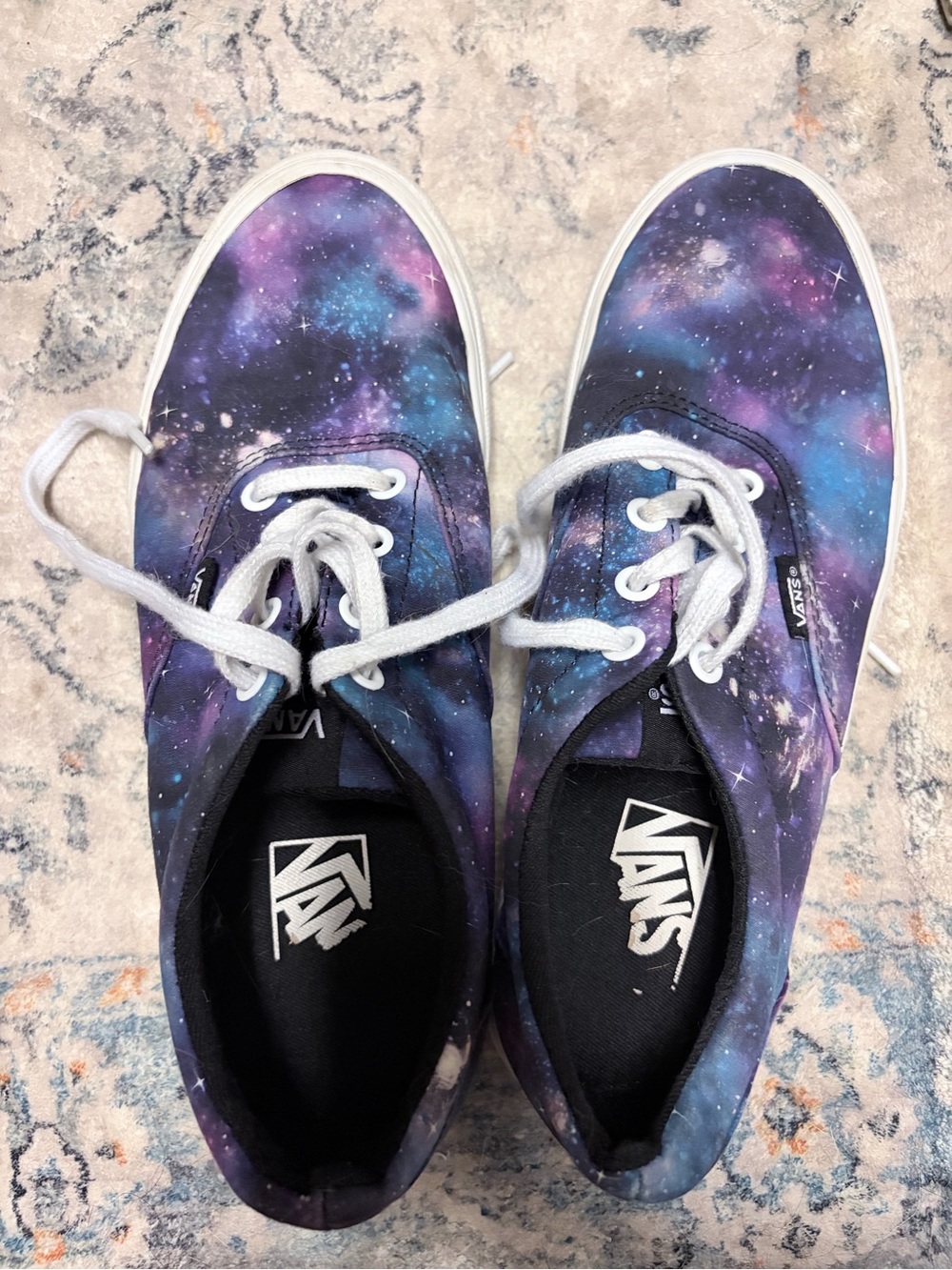 Vans Galaxy Canvas Sneakers - Purple, Blue